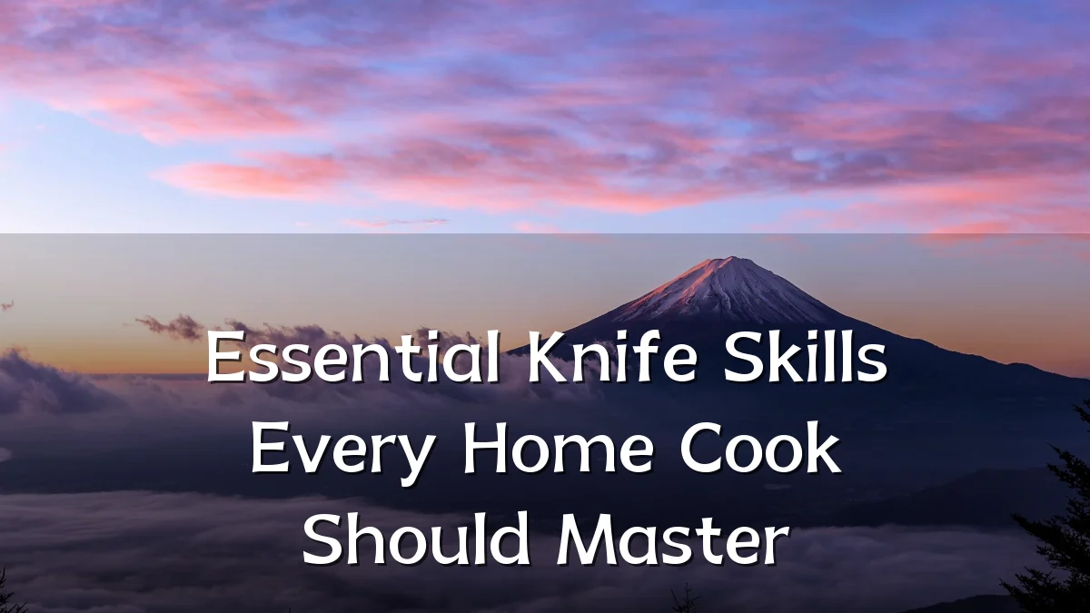 Essential Knife Skills Every Home Cook Should Master