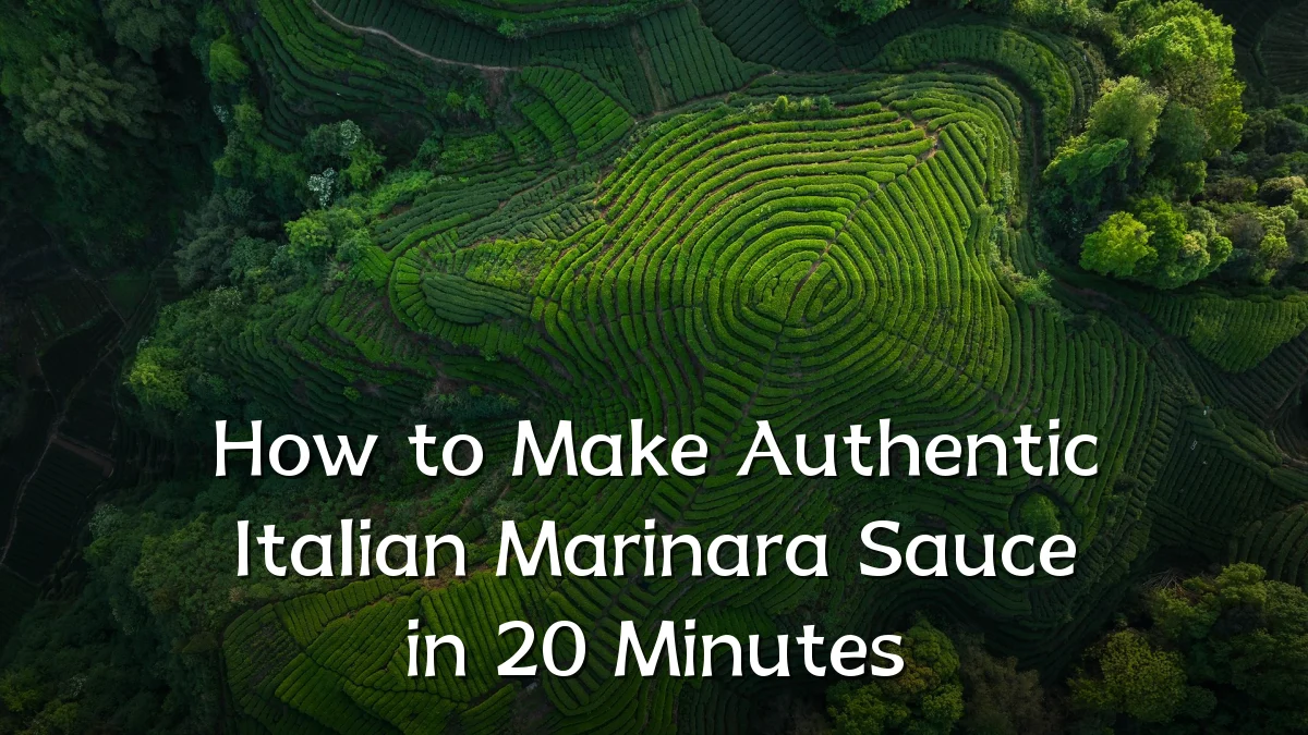 How to Make Authentic Italian Marinara Sauce in 20 Minutes