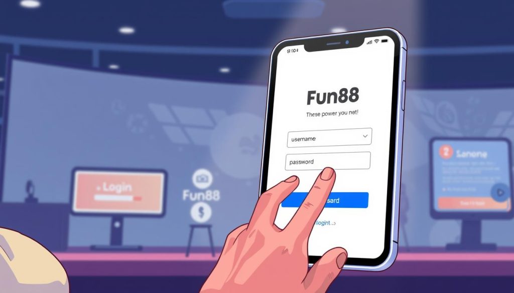 ขั้นตอนล็อกอิน Fun88